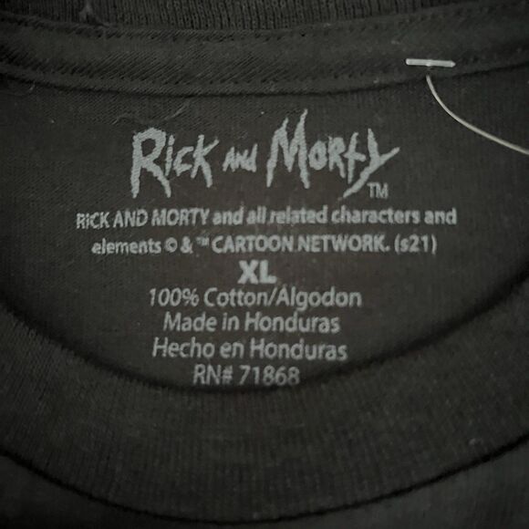 NWT Rick and Morty Tshirt Size XL Portal Jump Adult Swim Cartoon Network - Picture 3 of 3